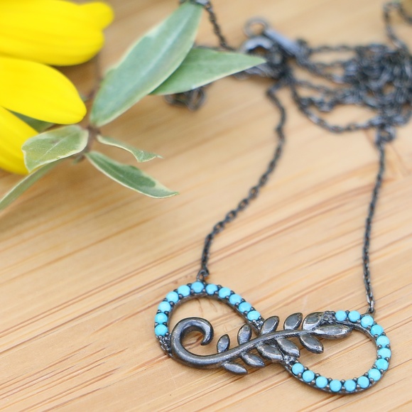 925 Sterling Silver Infinity Branch Love Symbols - Picture 3 of 6